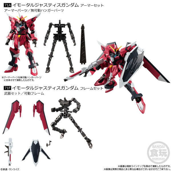 STTS-808 Immortal Justice Gundam, Kidou Senshi Gundam SEED Freedom, Bandai, Trading, 4570117910852